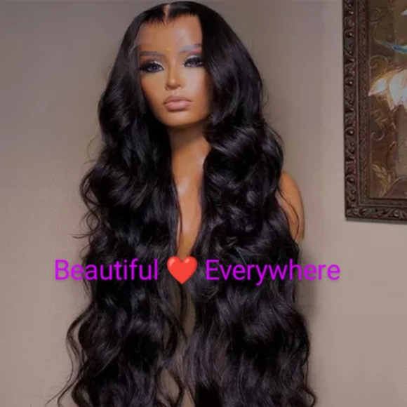 Human lace wig